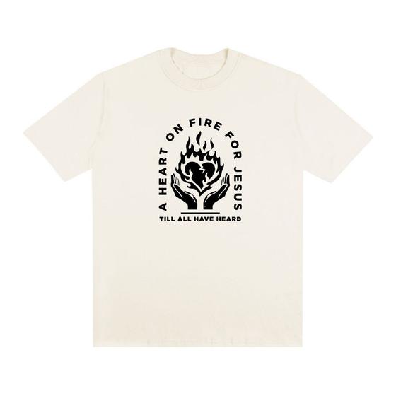 Imagem de Camiseta Oversized Basic Heart Of Jesus