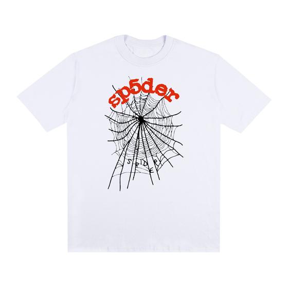Imagem de Camiseta Oversized Basic Streetwear 100% Algodão Camisa Estampada Sp5der Unissex Fio 30.1 Manga Curta