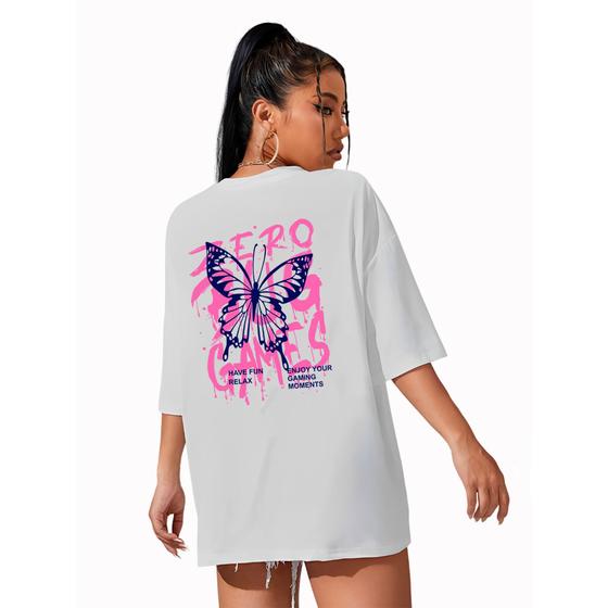 Imagem de Camiseta Oversized Feminina Gamer Streetwear