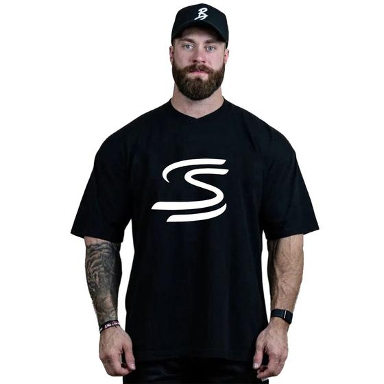 Imagem de Camiseta Oversized Masculina Estampa Personalizada Premium Arte Senna Moda Estilo Look Casual