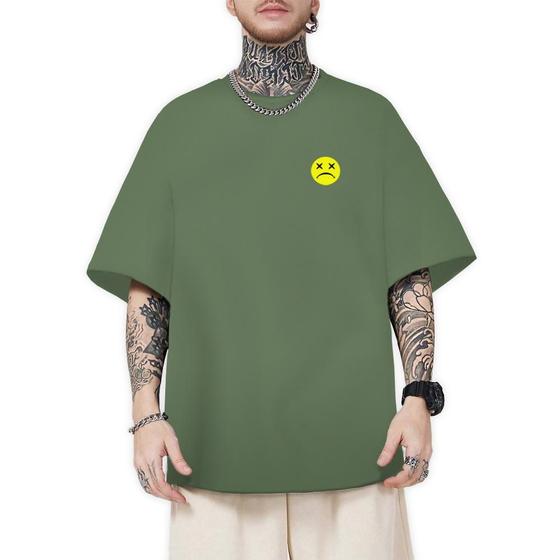 Imagem de Camiseta Oversized Masculina Pathetic But Asthetic Estampa Estilosa Camisa Confortável Macia Lazer