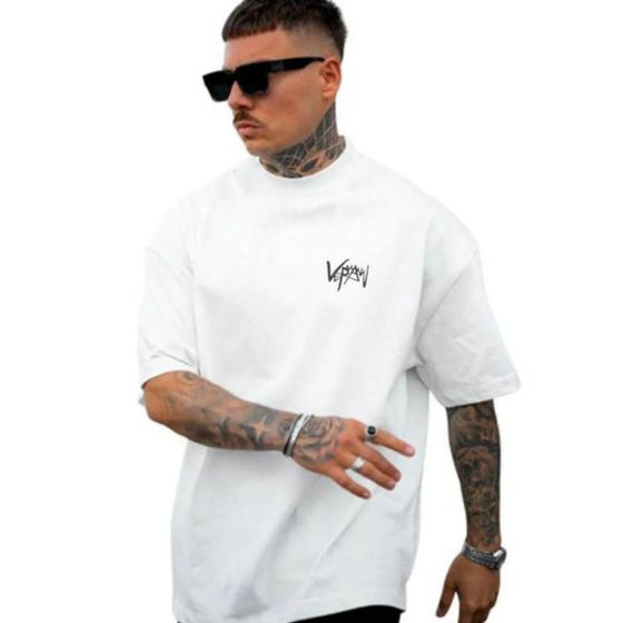 Imagem de Camiseta Oversized Masculina Veraw Camisa 100% Algodão Over