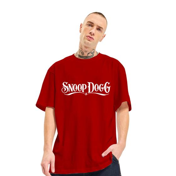 Imagem de Camiseta Oversized Unissex Snoop Dogg Streetwear Treino Academia Maromba