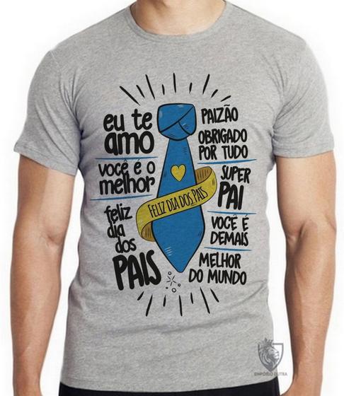 Imagem de Camiseta  Pai  gravata Blusa criança infantil juvenil adulto camisa todos tamanhos