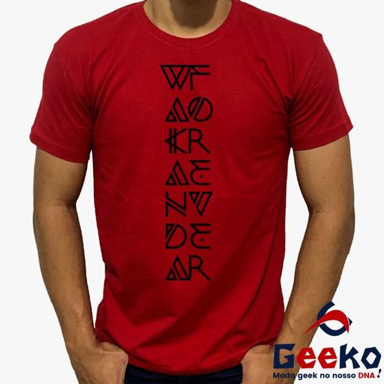 Imagem de Camiseta Pantera Negra 100% Algodão Wakanda Forever Black Panther Geeko