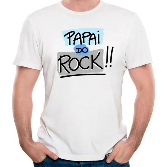 Imagem de Camiseta papai do rock and roll metal musica camisa