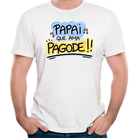 Imagem de Camiseta papai que ama pagode dia dos pais camisa