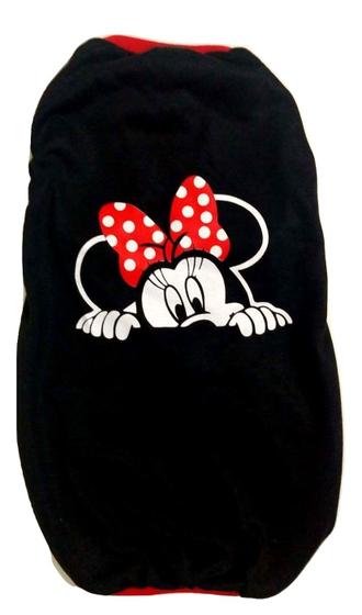 Imagem de Camiseta Para Cachorro Minnie Preta - Tamanho Eg