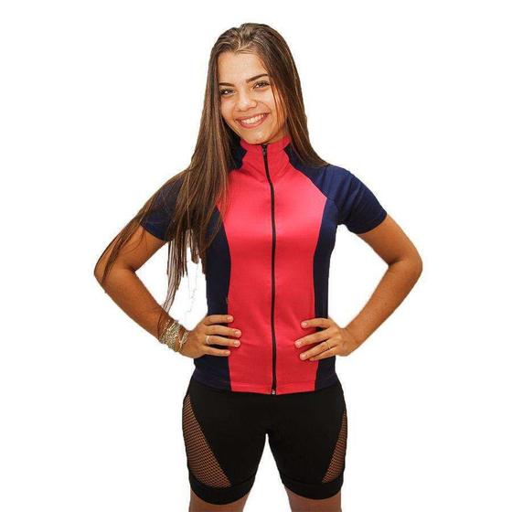 Imagem de Camiseta para ciclismo com bolso na costa dry fit d&a collection feminina