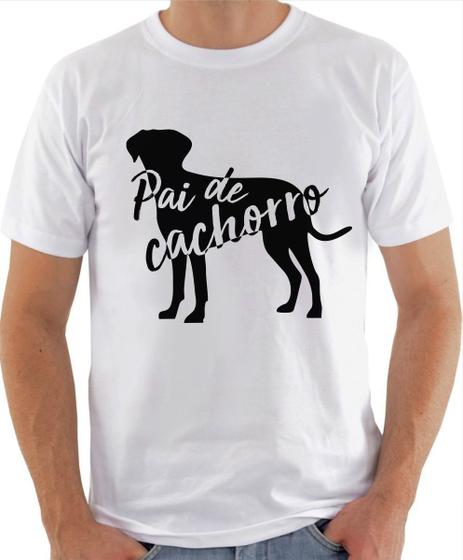 Imagem de camiseta para dono de  cachorro frase pai de cachorro