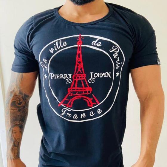 Imagem de Camiseta Paris  Longline  Pierry Lohan - L013