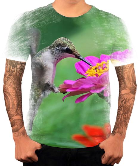 Imagem de Camiseta Pássaros Aves Beija Flor 1