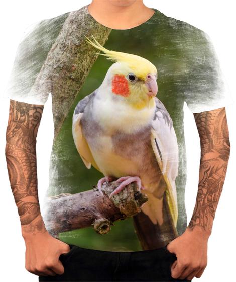 Imagem de Camiseta Pássaros Aves Calopsita 1