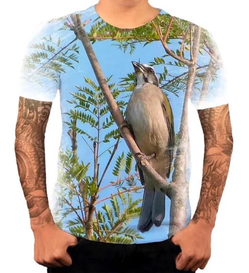 Imagem de Camiseta Pássaros Aves Trinca Ferro 1
