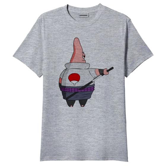 Camiseta Patrick Bob Esponja Sasuke Naruto Geek Nerd Séries - King of ...