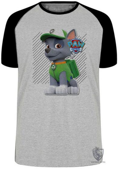 Imagem de Camiseta  Patrulha Canina Rocky Blusa Plus Size extra grande adulto ou infantil