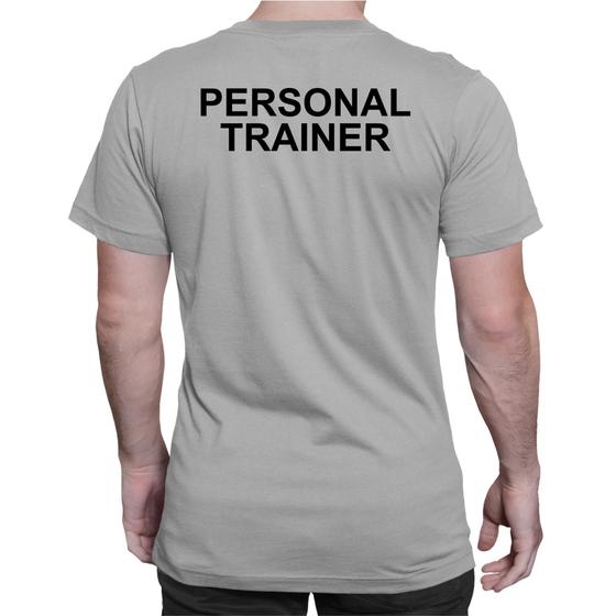 Imagem de Camiseta Personal Trainer Camisa Musculação Academia Treino Poliéster