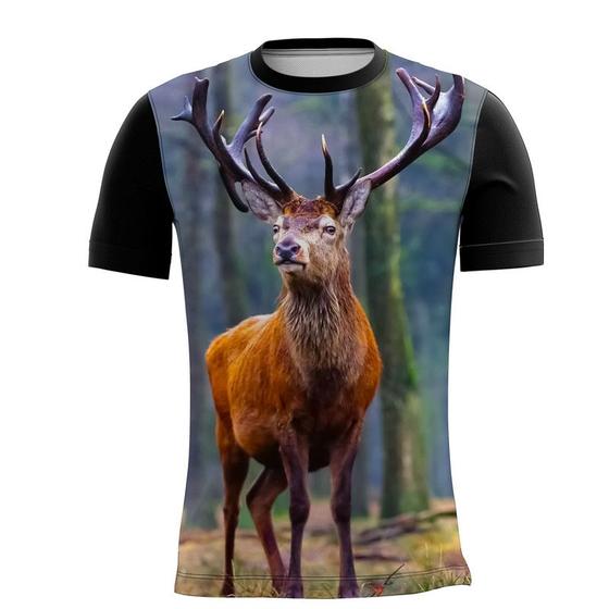 Imagem de Camiseta Personalizada Alce Animal Silvestre Floresta 3