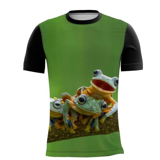 Imagem de Camiseta Personalizada Animal Sapo Perereca Verde 3