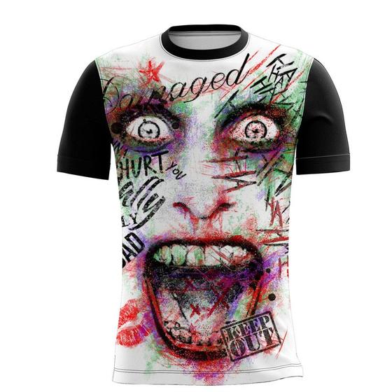 Imagem de Camiseta Personalizada Arlequina Vilã Psicodélica Joker 27