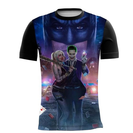 Imagem de Camiseta Personalizada Arlequina Vilã Psicodélica Joker 6