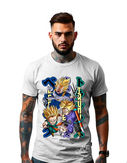 Imagem de Camiseta Personalizada Estampada Anime Vegeta Unissex Malha 100% Algodao Linha Premium