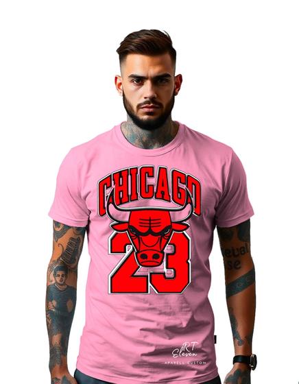 Imagem de Camiseta Personalizada Estampada Basquete Chicago Unissex Malha 100% Algodao Linha Premium