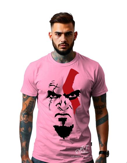 Imagem de Camiseta Personalizada Estampada Gamer God Of War Unissex Malha 100% Algodao Linha Premium