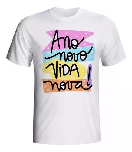 Imagem de Camiseta Personalizada - Feliz Ano Novo, Vida Nova e Réveillon 2025