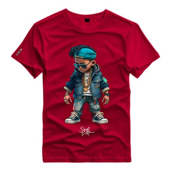 Imagem de Camiseta Personalizada Kid Rapper Ice Grillz Criança Style
