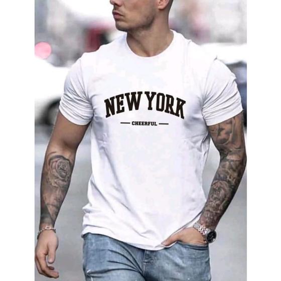 Imagem de Camiseta Personalizada New York 100%Algodão