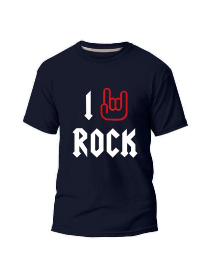 Imagem de Camiseta Personalizada Rock and Roll Masculina 100% Algodão Caimento Perfeito