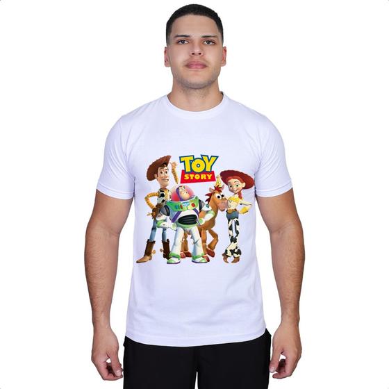 Imagem de Camiseta Personalizada Toy Story Woody Filme Desenho Adulto