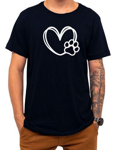 Imagem de Camiseta Pet Love Amor Cachorro Gato Coração Presente Natal