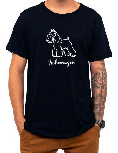 Imagem de Camiseta Pet Schnauzer Cachorro Cão Raça Present Natal Roupa