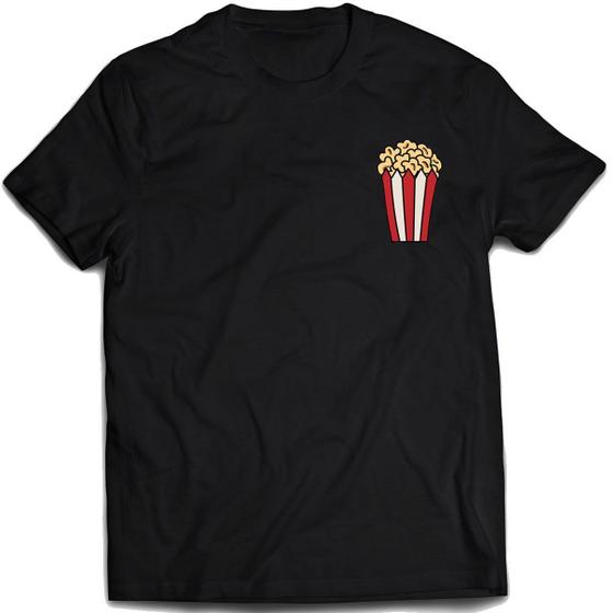 Imagem de Camiseta Pipoca Lanche Camisa Lanchonete Cinema Fofo