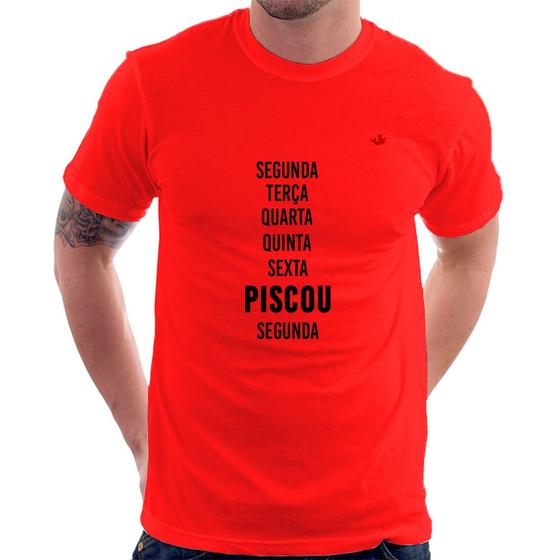 Imagem de Camiseta Piscou, segunda - Foca na Moda