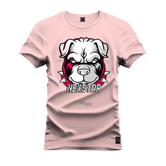 Imagem de Camiseta Pit Bull Nexstar Confortável Estampada Nexstar 100% Algodão