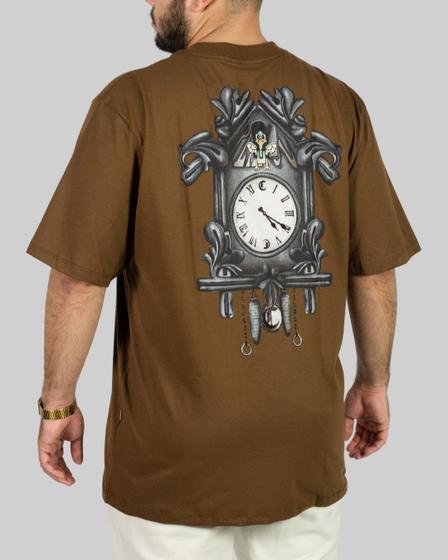 Imagem de Camiseta Plano C Cuckoo Clock - Marrom Mocha