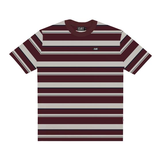 Imagem de Camiseta Plano C Listrada Mini Logo - Vinho