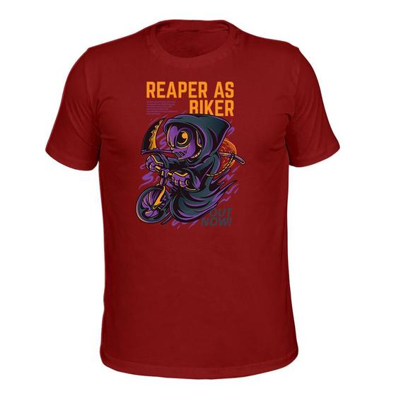 Imagem de Camiseta Plus Size 100% Algodão Malha 30.1 Reaper