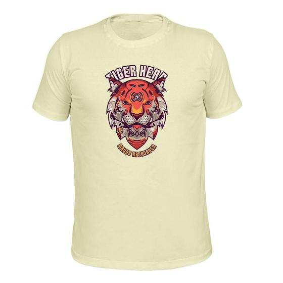 Imagem de Camiseta Plus Size 100% Algodão Malha 30.1 Tiger Hear