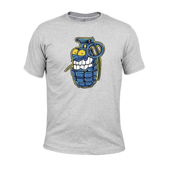Imagem de Camiseta Plus Size 100% Algodão Tecido Macio Estampada Granadinha Rindo