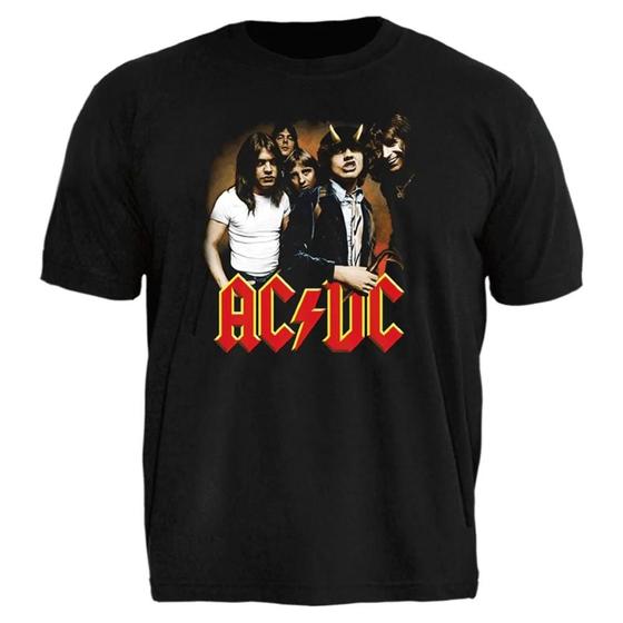 Imagem de Camiseta PLUS SIZE AC/DC Highway To Hell Oficial Stamp