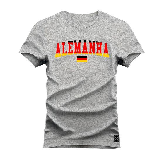 Imagem de Camiseta Plus Size Algodão 30.1 Premium Estampada Alemanha