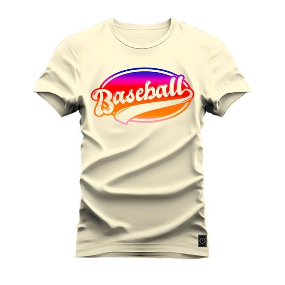 Imagem de Camiseta Plus Size Algodão 30.1 Premium Estampada Base Ball Colors