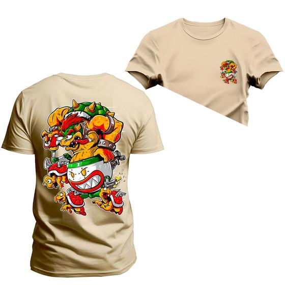 Imagem de Camiseta Plus Size Algodão Premium T-Shirt Animal Frente Costas