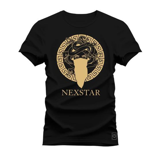 Imagem de Camiseta Plus Size Algodão Premium T-Shirt Mulher Cobra Nexstar