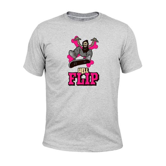 Imagem de Camiseta Plus Size Algodão Tecido Macio Estampada HellFlip