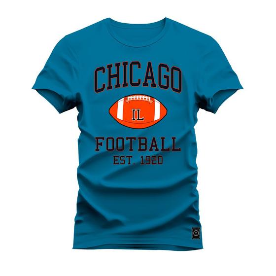 Imagem de Camiseta Plus Size Confortável Premium Estampada Chicago Ball